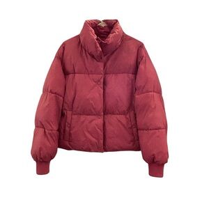 American Eagle Outfitters Pink Puffer Jacket